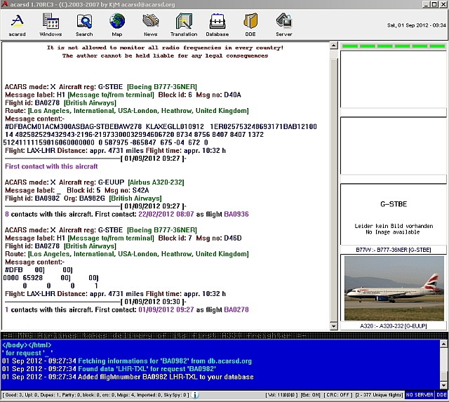 ACARSd decoder