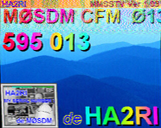 M0SDM de HA2RI